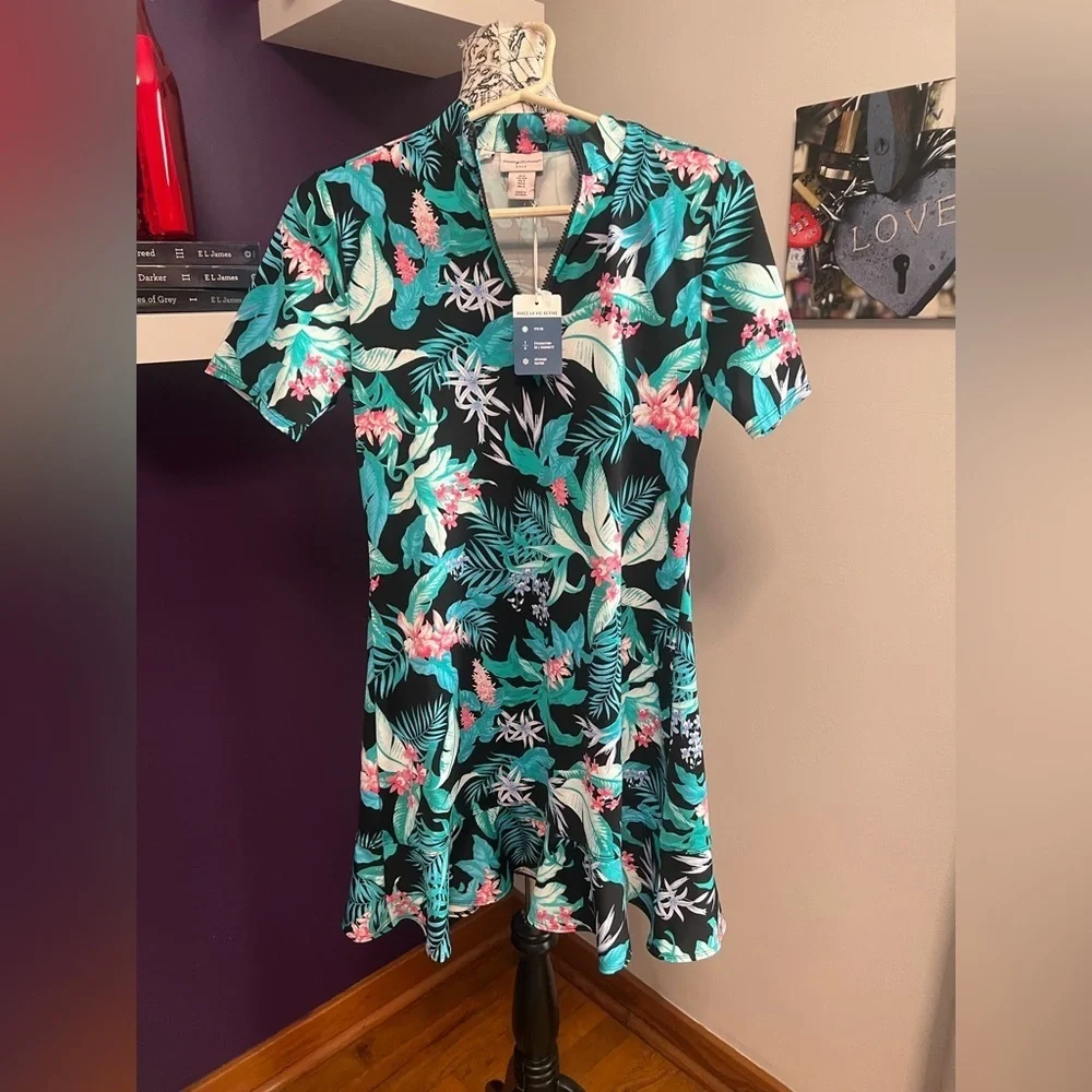 Tommy Bahama Golf Tropical Print Dress NWT